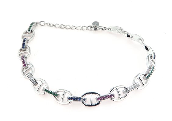 Bracciale Forever Gioielli Donna in Argento Zircone FGBR00561 - FGBR00561